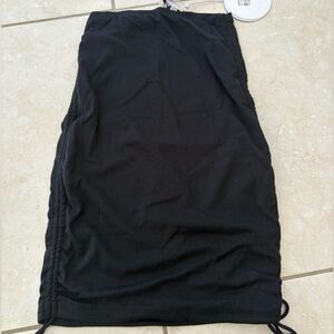 Princess Polly Black Drawstring Midi Pencil Skirt